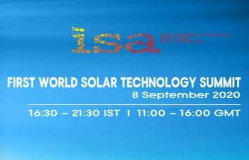 First World Solar Technology Summit being organized by ISA